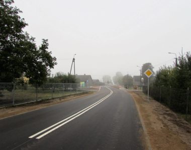 Przebudowa drogi pow. nr 1288 N Wielki Łęck -Płośnica-Skurpie-Burkat odc. Płośnica-Skurpie od km 6+425 do km 12+450  o dług. 6,025km.