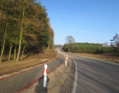 2016 - Przebudowa drogi pow. Nr 1280 N na odcinku od km 5+313,40 do km 6+004,17 wraz z budową ciągu pieszo-rowerowego