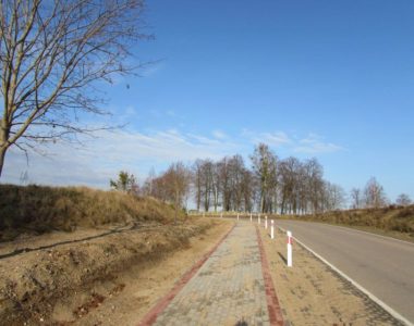 2016 - Przebudowa drogi pow. Nr 1280 N na odcinku od km 5+313,40 do km 6+004,17 wraz z budową ciągu pieszo-rowerowego