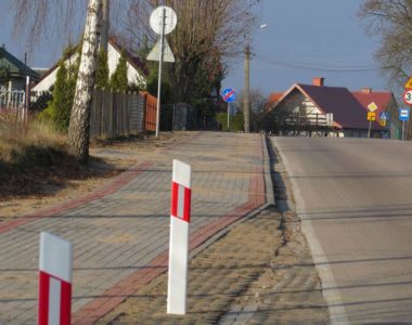 2016 - Przebudowa drogi pow. Nr 1280 N na odcinku od km 5+313,40 do km 6+004,17 wraz z budową ciągu pieszo-rowerowego