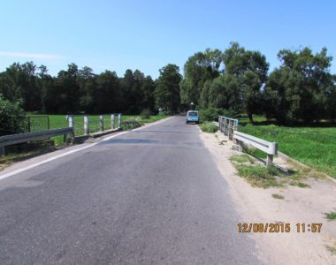 2015 - Przebudowa mostu i dojazdów w miejscowości Księży Dwór w km 2+829 drogi powiatowej   nr 1363 N.